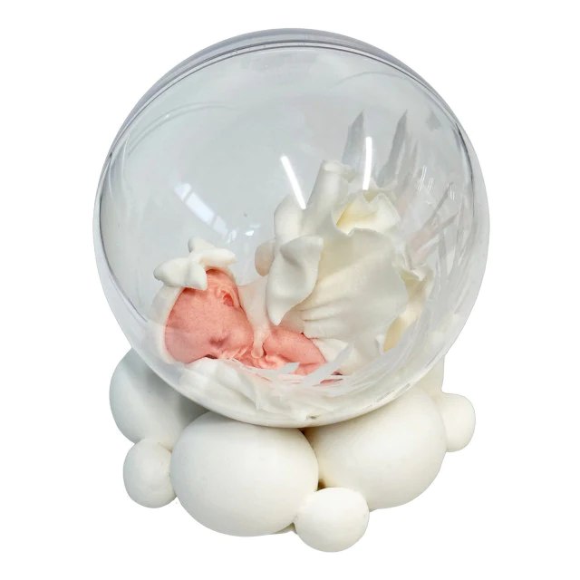 Decoratiune Comestibila Botez Fetita - Gust Delicios Si Sigur Potrivita Pentru Petreceri Cu Copii