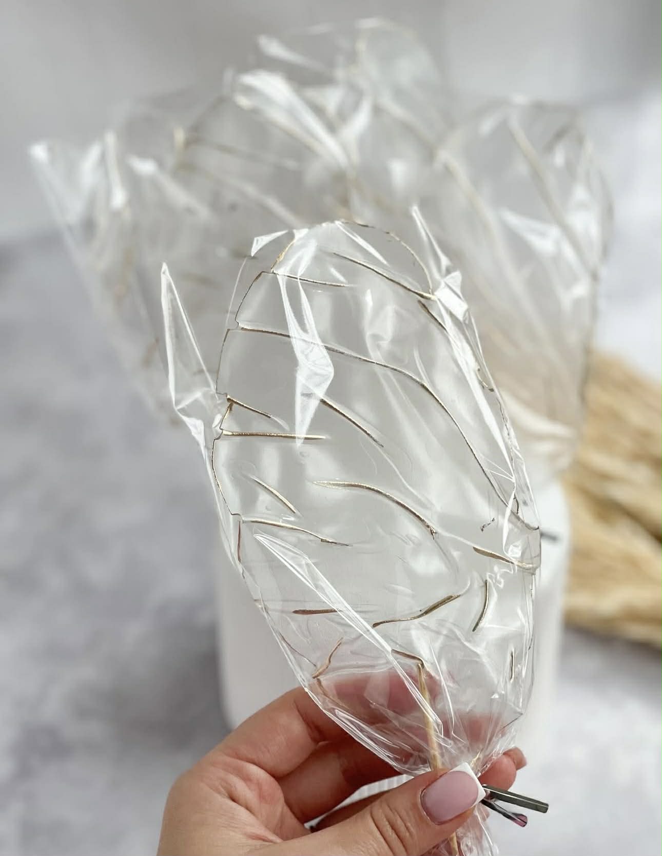 Decoratiune comestibila din foaie de orez, alba