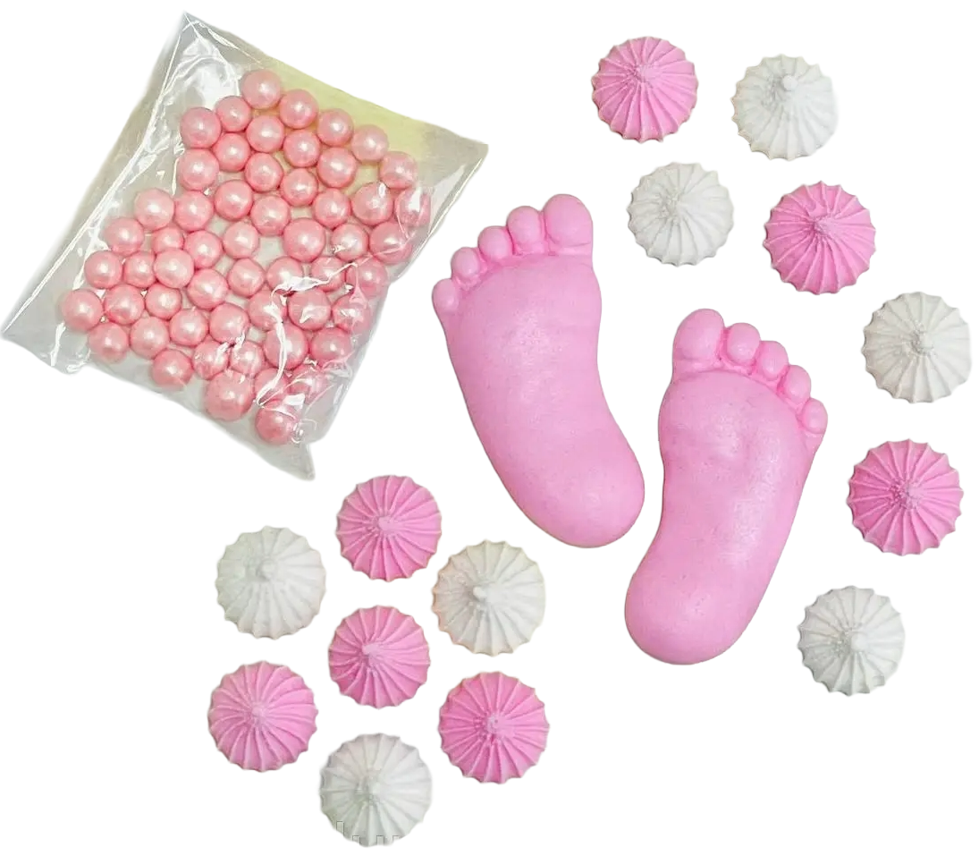 Set decoratiuni comestibile, Botez
