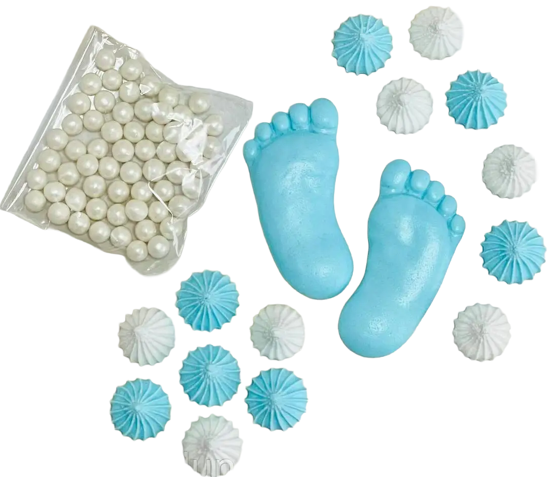 Set decoratiuni comestibile, Botez