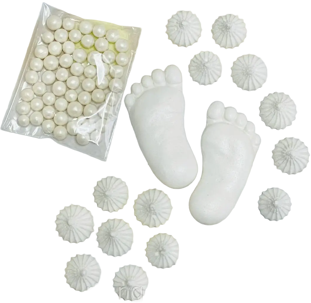 Set decoratiuni comestibile, Botez