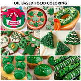 Colorant Alimentar Solubil În Grăsimi Pentru Ciocolată Verde 60 ml - Culori Pentru Fondant Și Decorare Prăjituri