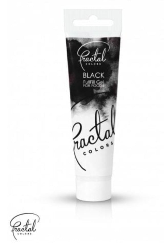 Colorant gel, Fractal, 30 gr, Negru