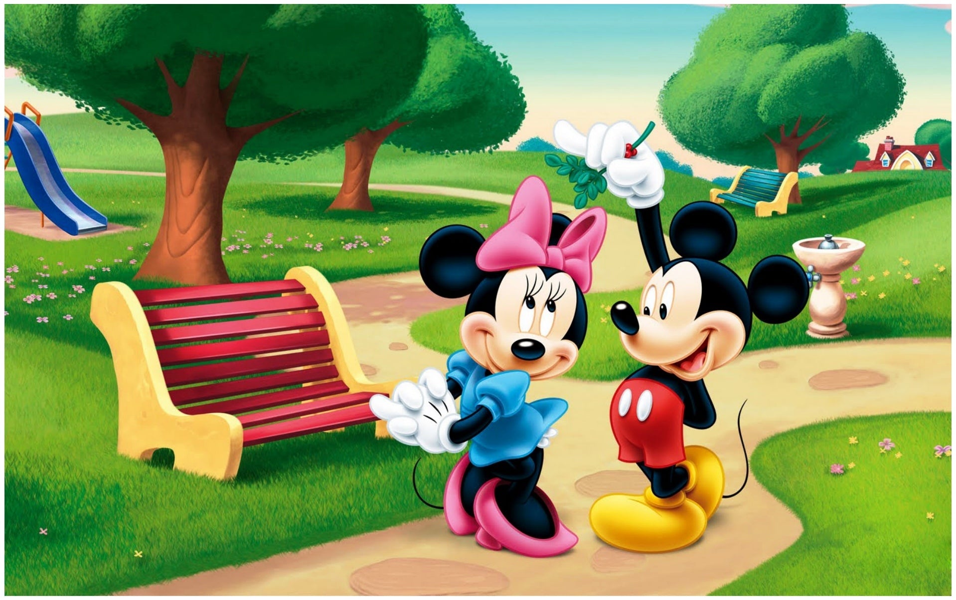 Imagine Comestibilă - Minnie& Mickey