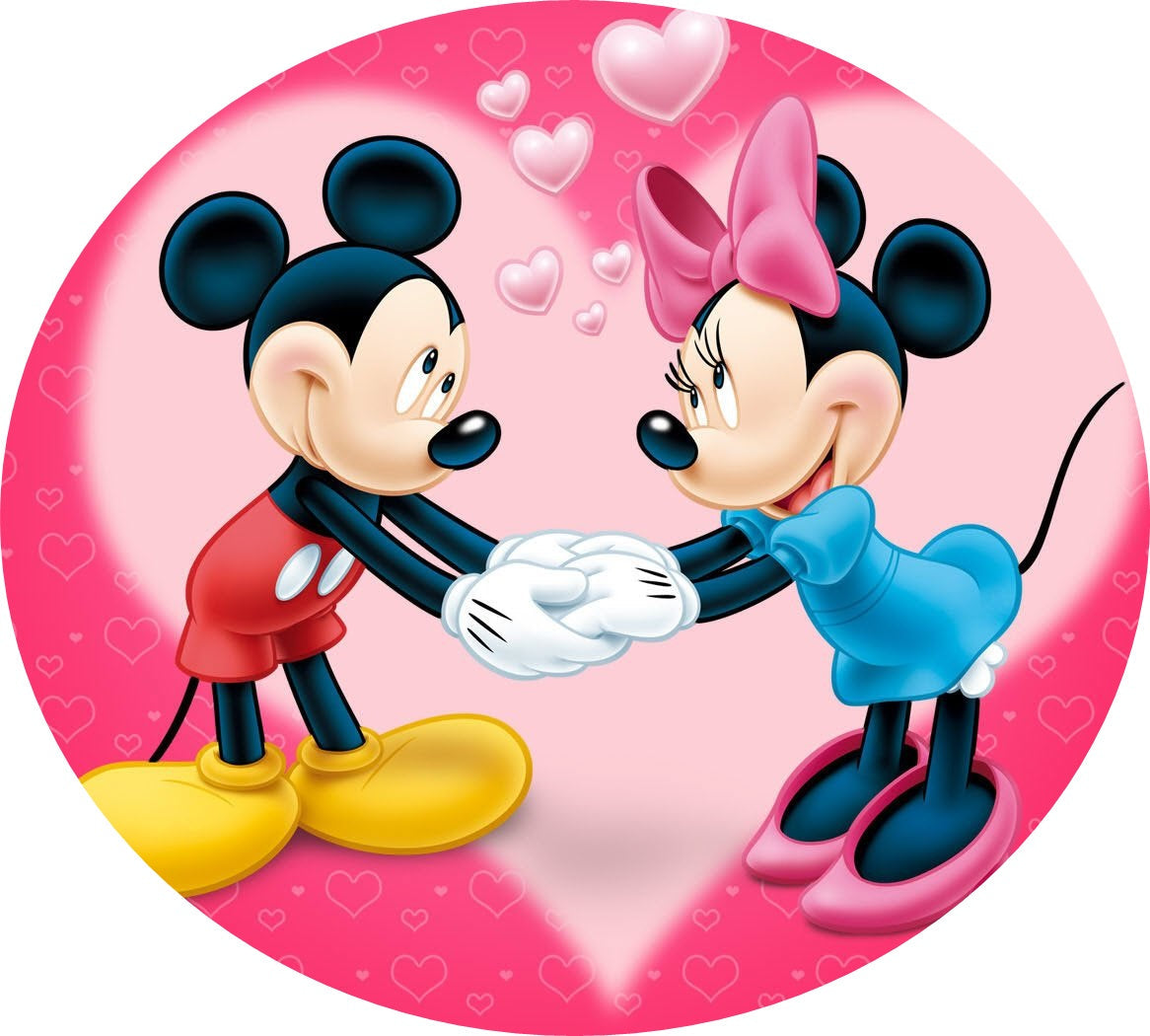Imagine Comestibilă - Minnie& Mickey
