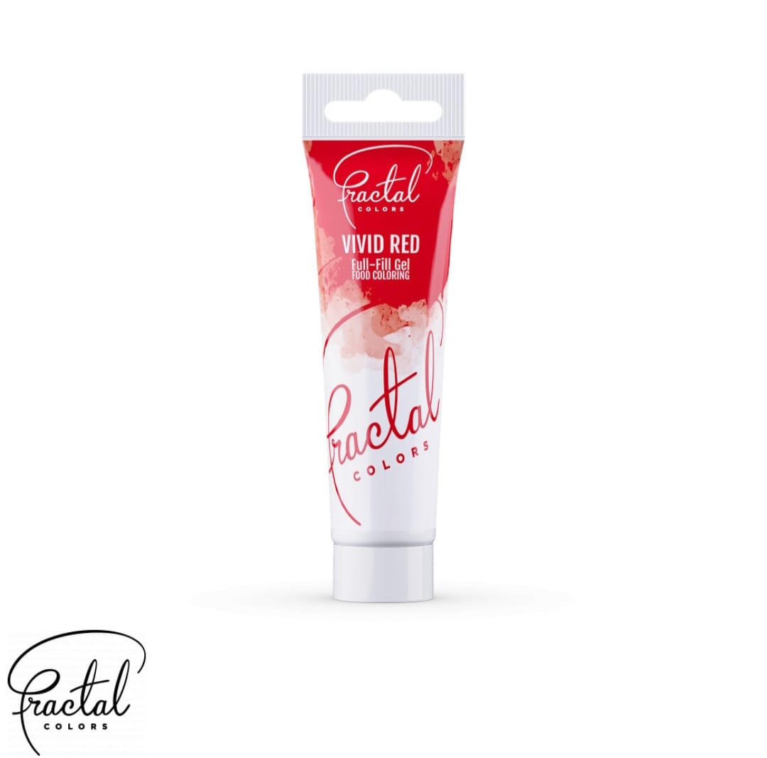 Colorant gel Fractal, Rosu, 30 Gr