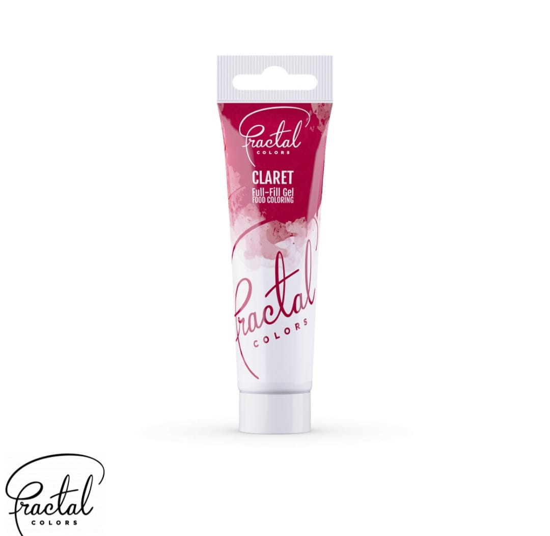 Colorant gel Fractal, Rosu inchis bordo, 30 Gr