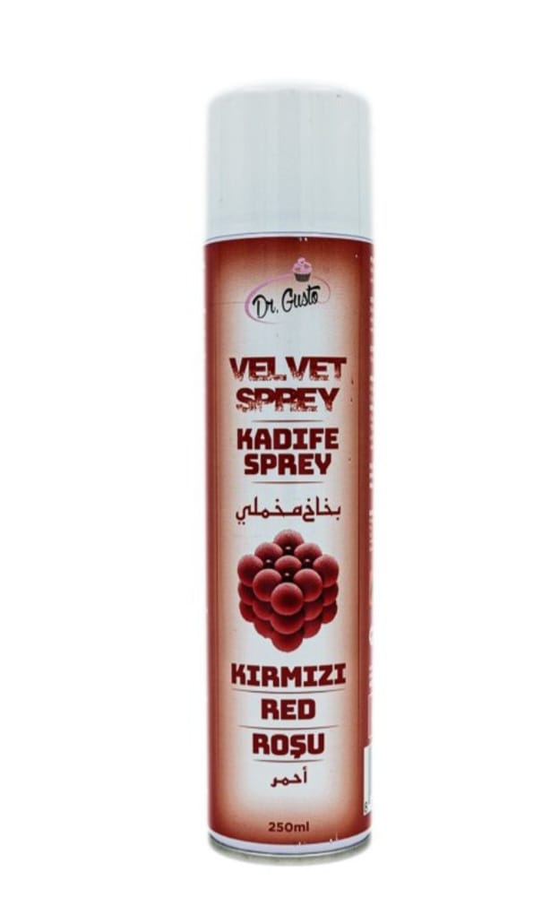 Colorant spray efect catifea, ROSU, Dr gusto, 250 ml