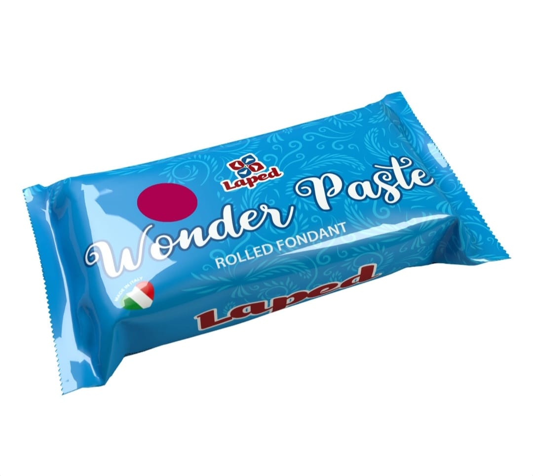 Pasta de zahar pentru acoperire, Laped Rosu, 1 kg, A