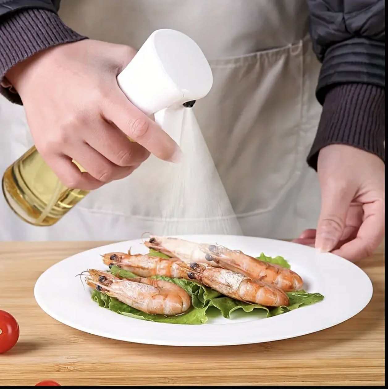 Oliviera Tip Spray 200ml - Utilizare Pentru Ulei Otet Si Alte Lichide Cu Pulverizator Integrat Si Design Modern