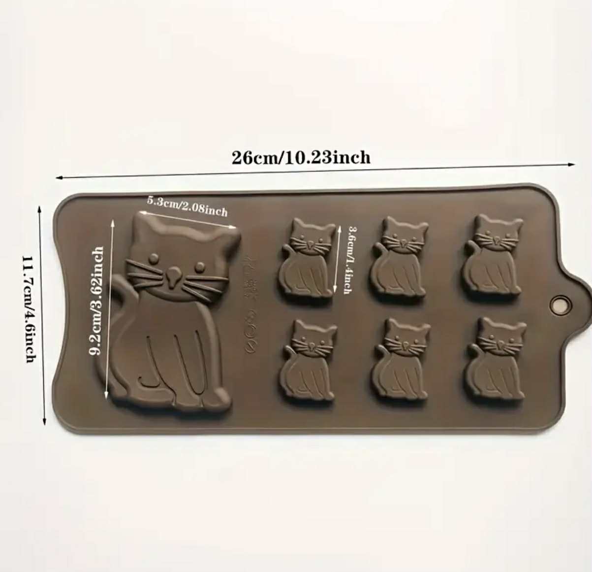 Mulaj Din Silicon În Formă De Pisică - Material Flexibil Și Non Toxic, Ideal Pentru Decorarea Prajiturilor