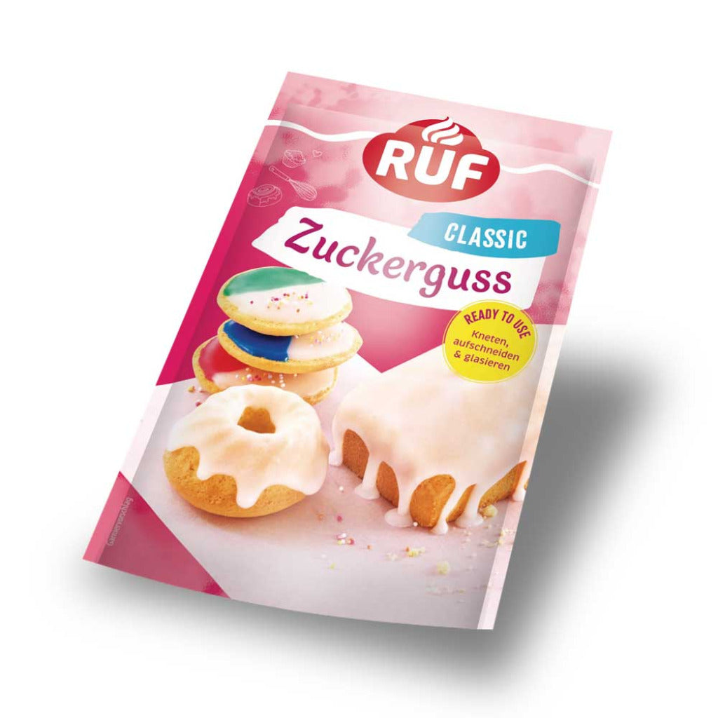Glazură RUF Gata De Utilizare 150 g - Decorare Rapidă Și Ușoară Pentru Prăjituri