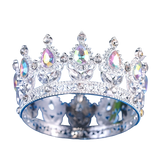 Coronita Argintie Din Metal Cu Pietre - Decoratiune Eleganta Pentru Torturi Si Evenimente Speciale