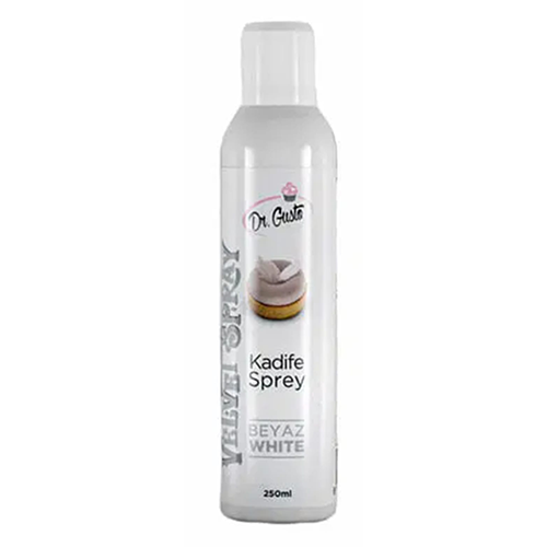Colorant spray efect catifea,Dr Gusto alb, 400 gr
