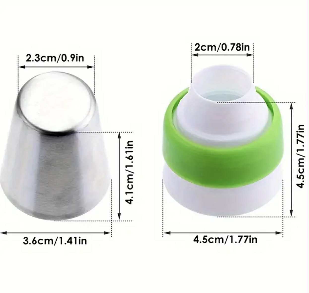 Set Duze Rusești Pentru Crăciun, 4 Piese Din Oțel Inoxidabil - Decorare Prăjituri Cu Modele Sărbătoarești