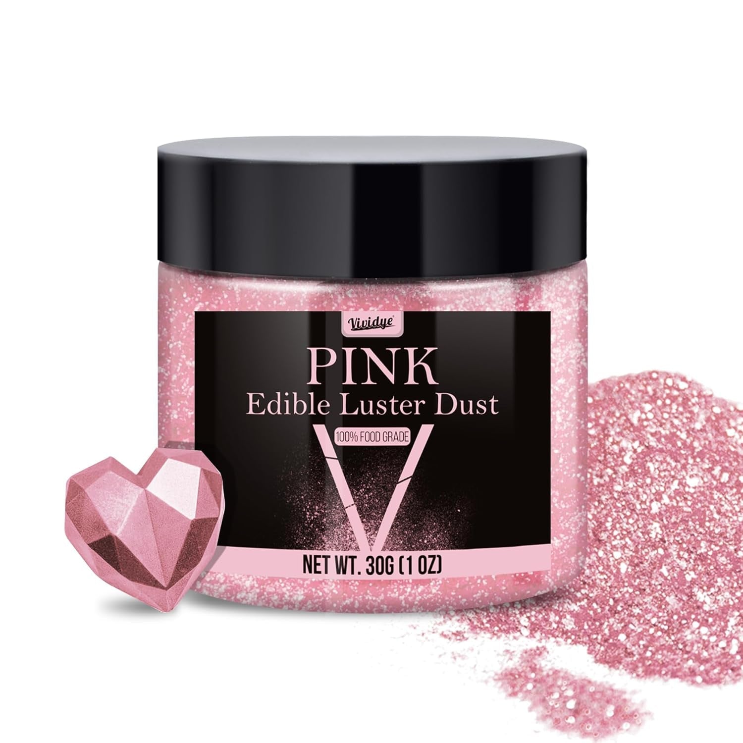 Glitter comestibil - 30 grame Naty Shop 4 culori x 5 grame