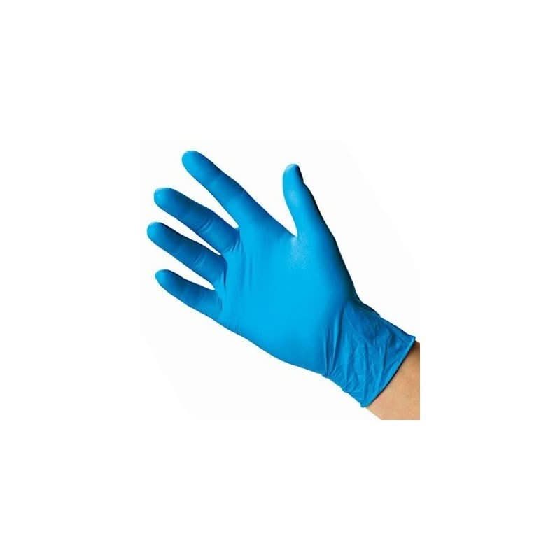 Manusi nitril nepudrate albastre Nitrylex 100buc, marimea M Nati Shop