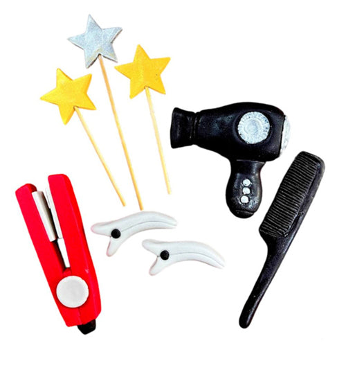 Set 8 decoratiuni comestibile, Coafor