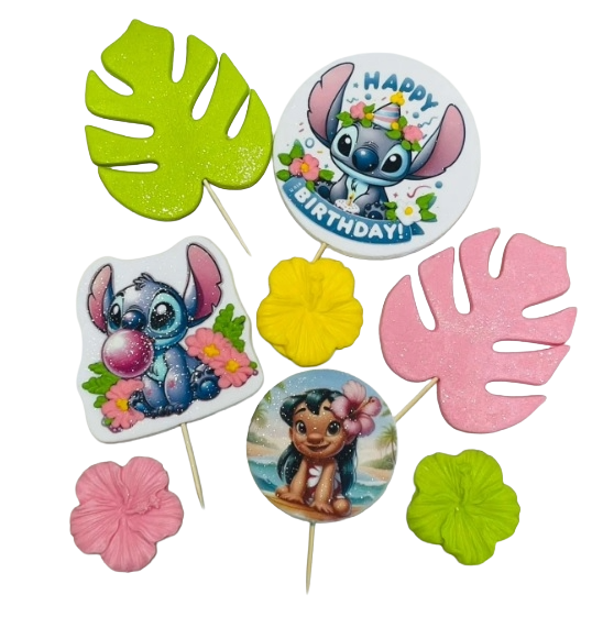 Set 8 Decoratiuni Comestibile Pentru Tort - Usor De Folosit Si Potrivite Pentru Petreceri